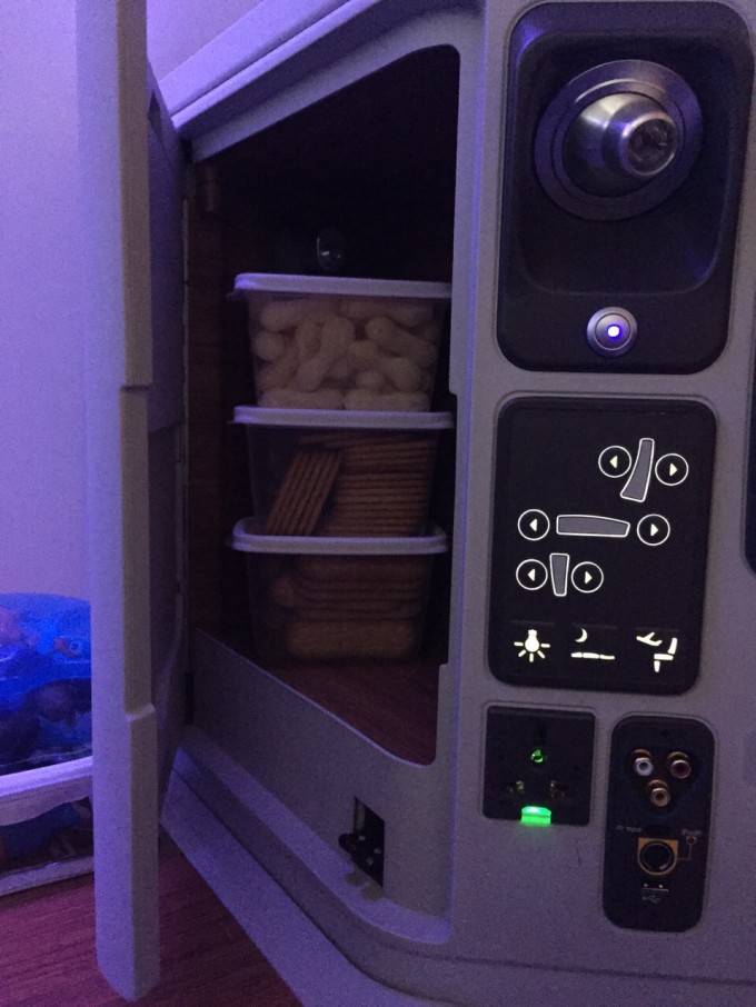 Todo o arsenal de biscoito que levei :p