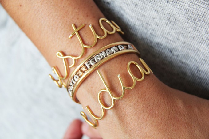 Não são incríveis estas pulseiras da Casa Castro?
