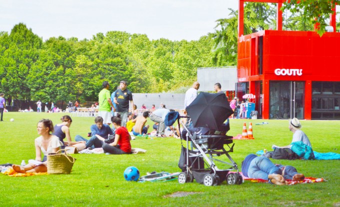 Piquenique no Parc De La Villette