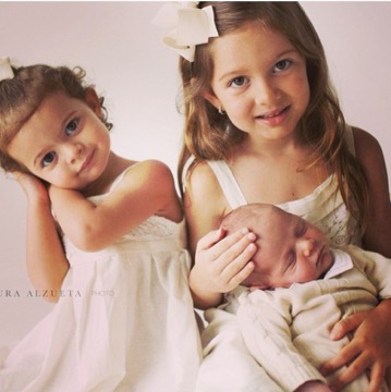 O lindo trio da Tanise