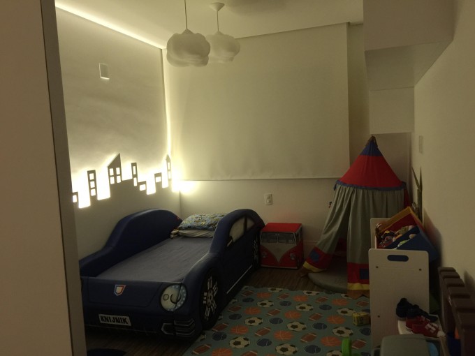 O quarto pronto!